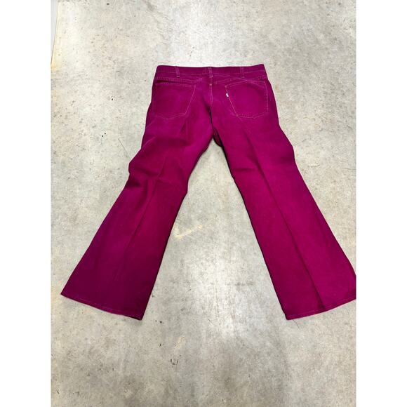 Vintage 70s Levi’s Boot Cut Scovill Gardlok Zipper White Tab 34x30 - Picture 2 of 7